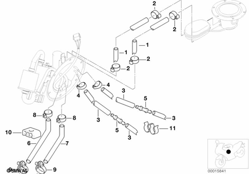Ventilation, Emissions Monitoring for 2004 BMW-Motorrad R 1100 S #1