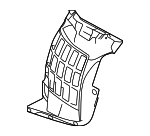 LR129842 - Body: Ft Fender Liner for Land Rover: Defender 110, Defender 130, Defender 90 Image