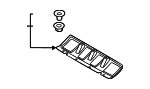 866A1DW000 - Body: Skid Plate for Kia Image