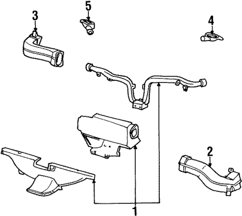 Ducts for 2001 Ford Crown Victoria #0