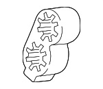 17228575821 - : Oil Cooler Pipe Clamp for BMW: 230i, 230i xDrive, 320i, 320i xDrive, 330i, 330i GT xDrive, 330i xDrive, 340i, 340i GT xDrive, 340i xDrive, 430i, 430i Gran Coupe, 430i xDrive, 430i xDrive Gran Coupe, 440i, 440i Gran Coupe, 440i xDrive, 440i xDrive Gran Coupe, M240i, M240i xDrive Image