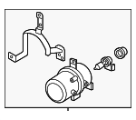 922021W210 - : Fog Lamp Assembly for Kia: Rio Image