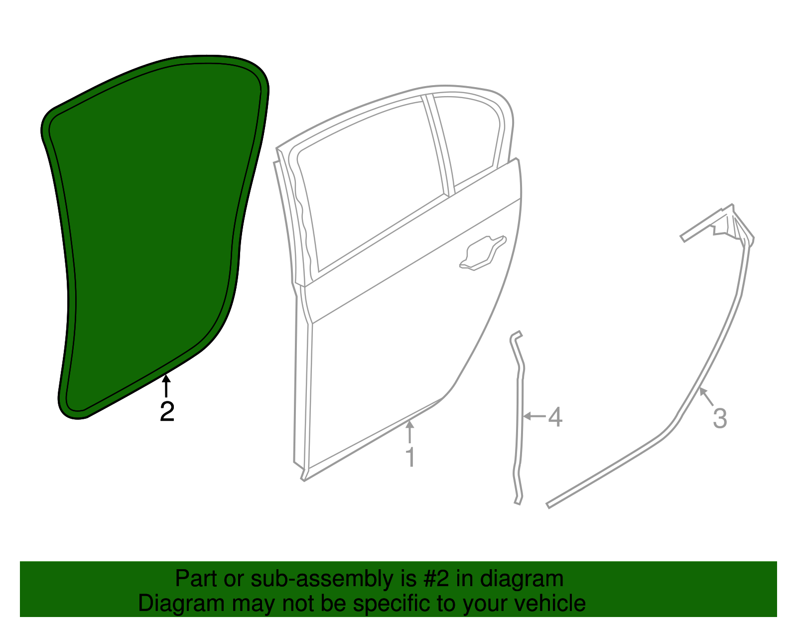 Surround Weather-Strip - BMW (51767226397)