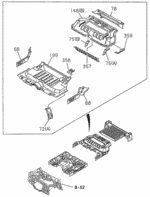 8978027502 - Body/Air Conditioning: PANEL, R. ROCKER (INNER) for Acura Image