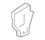 4M0121287B - Body: Air Duct for Audi: Q7, Q8, RS Q8, SQ7, SQ8 Image