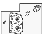XFB000310 - : Tail Lamp Assembly for Land-Rover Image