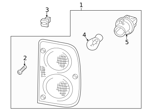 Tail Lamps for 2003 Land Rover Freelander #0