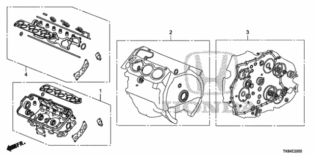 Gasket Kit for 2015 Honda Odyssey #0