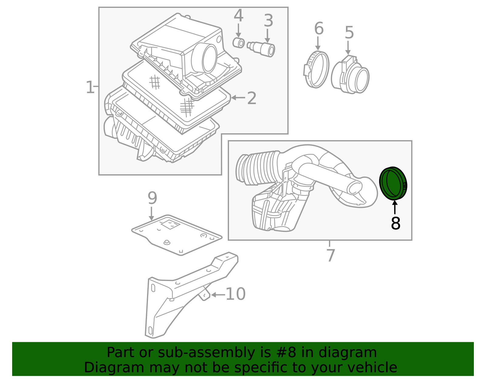 2013-2016 Cadillac ATS Outlet Duct 22958768