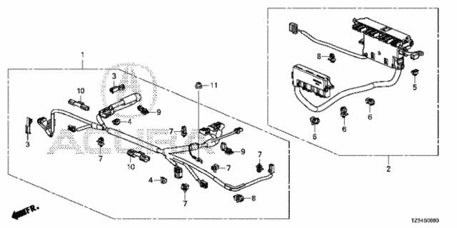 IPU Harness for 2017 Acura MDX #0
