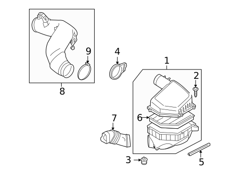 Air Intake for 2010 Volvo XC70 #0