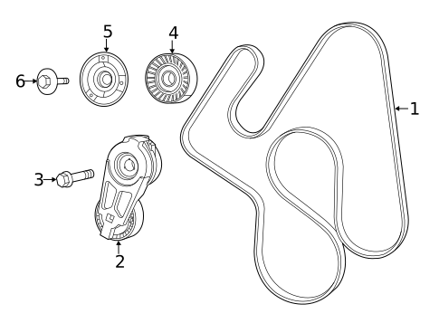 Belts & Pulleys for 2016 Ram 3500 #0