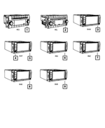 68259491AB - Electrical: Mw/fm/cd/dvd/hdd/mp3/nav Radio for Mopar Image