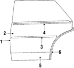20486383 - Body: Door Shell for Cadillac: Seville Image