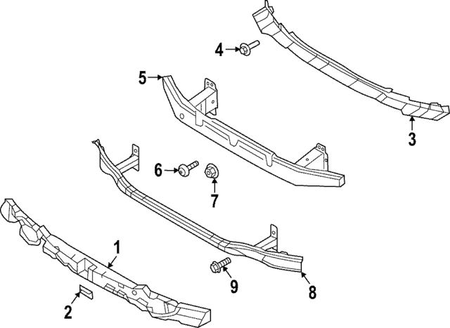 86520T1400 - : Energy Absorber for Hyundai Image