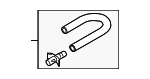 2D525095H - Suspension: Vent Hose for Audi Image