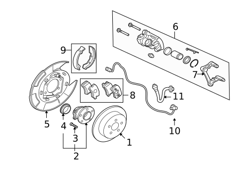 Parking Brake for 2010 Mitsubishi Endeavor #0