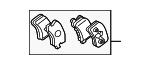 MN116286 - Brakes: Disc Brake Pad Set for Mitsubishi Image
