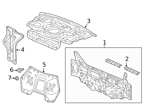 Rear Body for 2015 Acura RLX #0