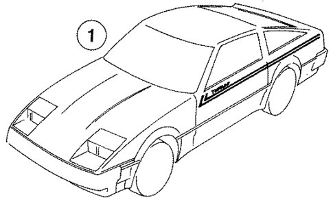 Stripe Tape for 1988 Nissan 300ZX #0