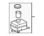 4722048210 - : 2008-2010 Toyota Highlander - Master Cylinder Reservoir for Toyota: Highlander Image