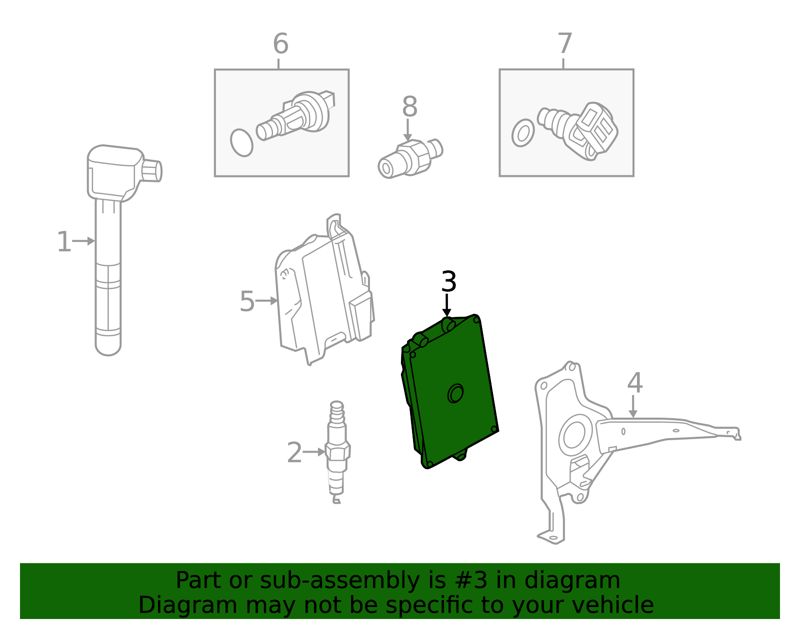 37820-5A2-A06 - Control Module Powertrain (Rewritable) - 2013 Honda ...