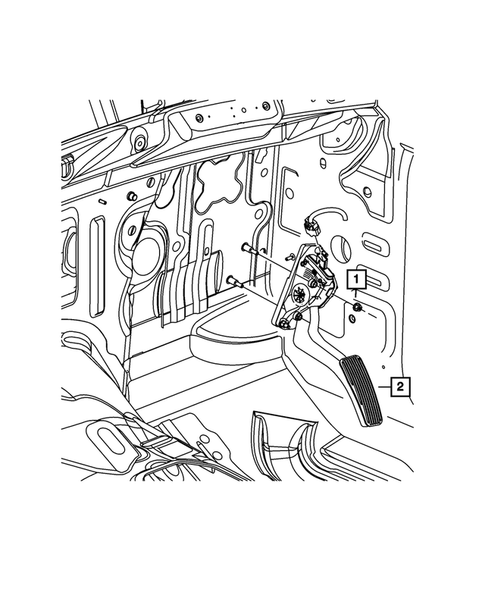 Accelerator Pedal for 2010 Dodge Nitro #0