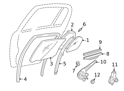 Rear Door for 2002 Toyota Echo #1