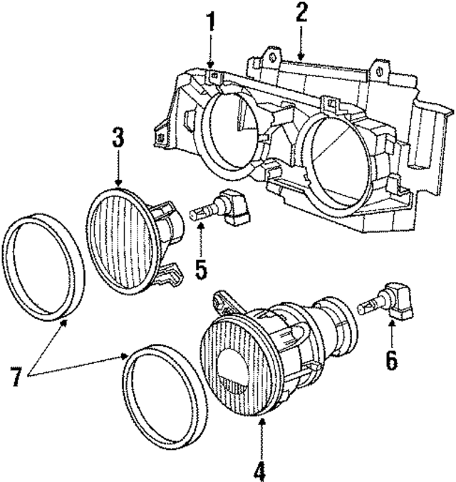 63121385798 - Electrical: Headlamp Assembly for BMW Image