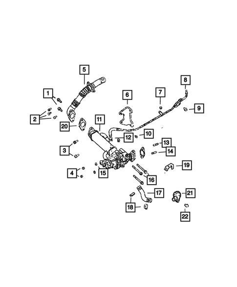 EGR System for 2019 Ram ProMaster 2500 #0