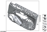 51415A46B74 - : Door Trim Panel, Front Right for BMW Image