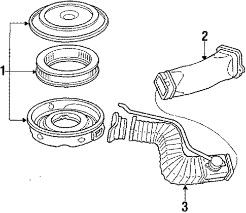 Air Inlet for 1985 Ford F-250 #1