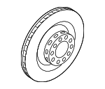 4F0615601B - : Rotor for Audi: A6, A6 Quattro, S6 Image