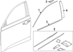 7241030AA01 - : Belt Molding for Honda: Accord Image