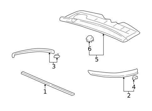 Interior Trim for 1997 Acura Integra #0