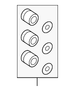 4K0698471 - Brakes: Bleeder Valve Seal Kit for Audi: RS5, RS5 Sportback Image