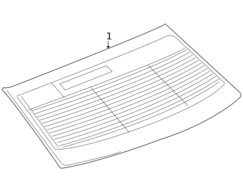 Glass & Hardware - Back for 2005 Chrysler 300 #0