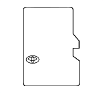 8627147203 - Body: Memory Card for Toyota: Prius, Prius AWD-e, Prius Prime Image