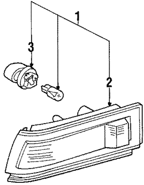 Side Marker Lamps for 1985 Toyota Corolla #0