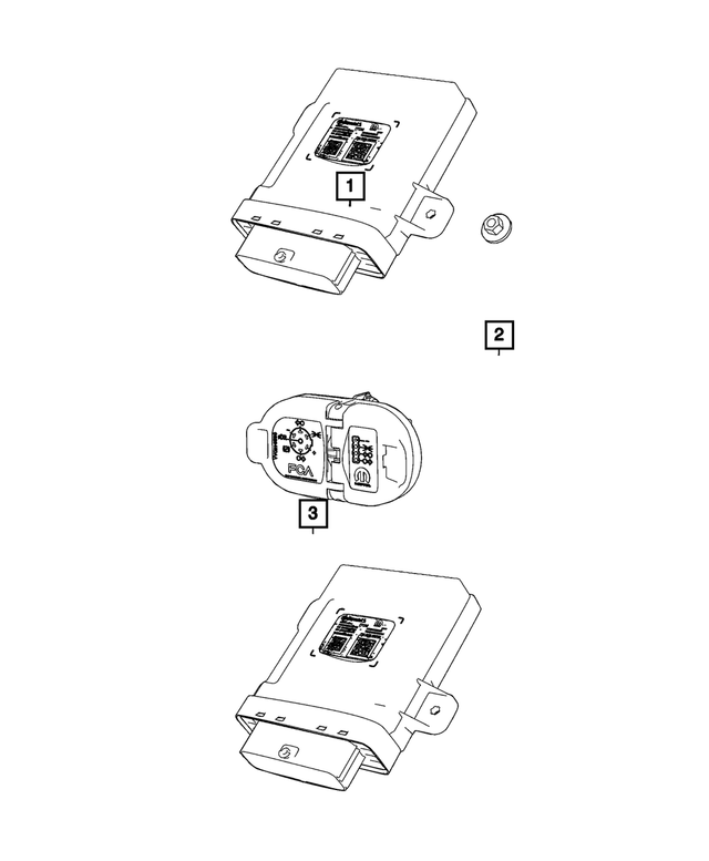 68461254AJ - : Trailer Brakes Module for Mopar Image
