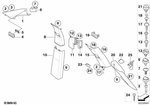51436966771 - : Cover Column C Left for BMW Image