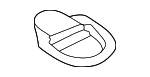 1J0864203CUH8 - Body: Tie Down Hook for Audi Image