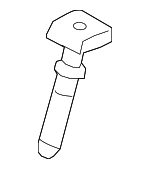 CU5Z96610A16BE - Body: Headrest Guide for Ford: Taurus | Lincoln: MKT, MKZ Image