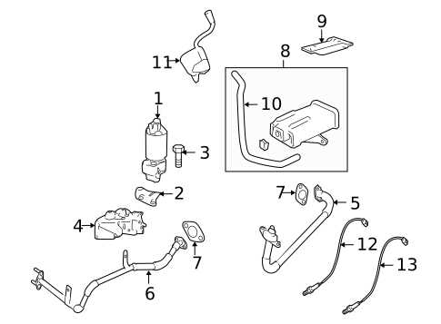 Evaporative System for 2005 Suzuki Verona #0