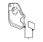 53320SHJA02 - Steering: Cover for Honda: Odyssey Image