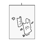 4L0867287BH82 - Body: Upper Pillar Trim for Audi Image