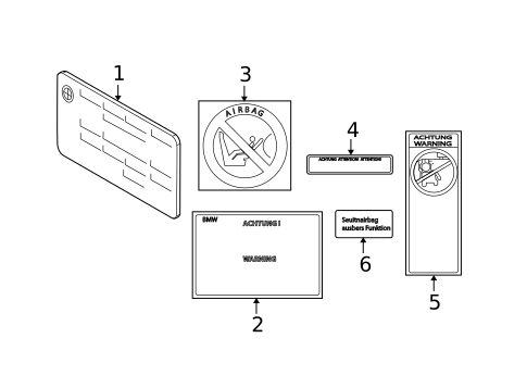 Labels for 2008 BMW 535xi #0