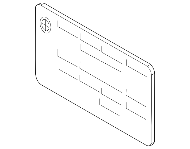 Info Label - BMW (71221407706)