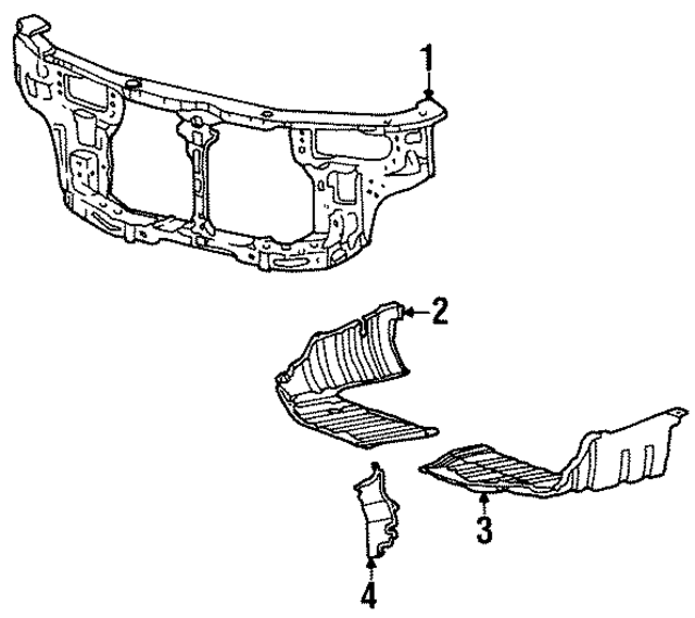 6410029010 - : Radiator Support for Hyundai Image