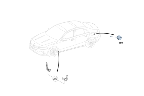 Outside Attachment Parts for 2020 Mercedes-Benz A35 AMG #0